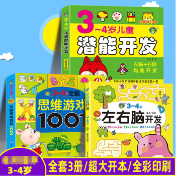 左右腦開發(fā)書幼兒童早教啟蒙 左右腦開發(fā)書幼兒童早教啟蒙