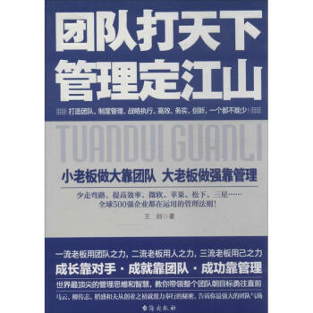 團隊打天下,管理定江山 團隊打天下,管理定江山