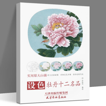 設色牡丹十二名品 設色牡丹十二名品