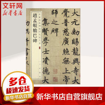 趙孟頫膽巴碑 趙孟頫膽巴碑