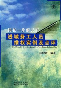 同在一片藍天下進城務工人員維權實例及點評 同在一片藍天下進城務工人員維權實例及點評