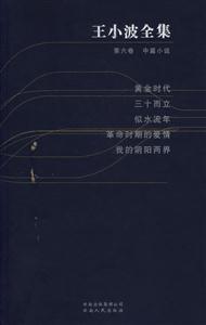 王小波全集:第六卷中篇小說黃金時代我的陰陽兩界 王小波全集:第六卷中篇小說黃金時代我的陰陽兩界