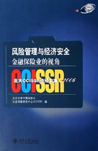 風險管理與經濟安全金融保險業的視角北大CCISSR論壇文集2006