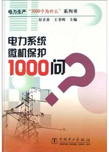 電力生產1000個為什么系列書電力系統微機保護1000問 電力生產1000個為什么系列書電力系統微機保護1000問