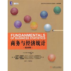 商務與經濟統計(英文原書第6版)(精要版)
