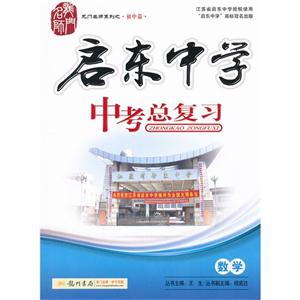 數學啟東中學中考總復習 數學啟東中學中考總復習