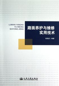 路面養護與維修實用技術 路面養護與維修實用技術