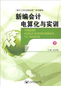 新編會計電算化與實訓下 新編會計電算化與實訓下