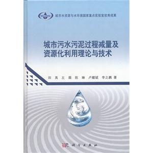 城市污水污泥過程減量及資源化利用理論與技術(shù) 城市污水污泥過程減量及資源化利用理論與技術(shù)